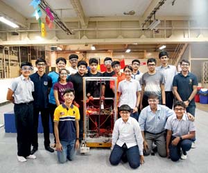 Mumbai students to unveil a robot conceptualised by them in the city on Feb 21