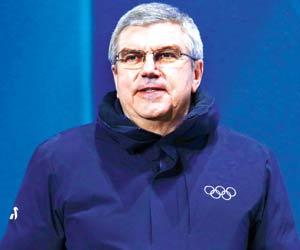 Olympics chief Thomas Bach in 'birthday' meeting with Vladimir Putin aide