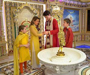 Justin Trudeau's wife spotted in Anita Dongre-designed Chanderi suit