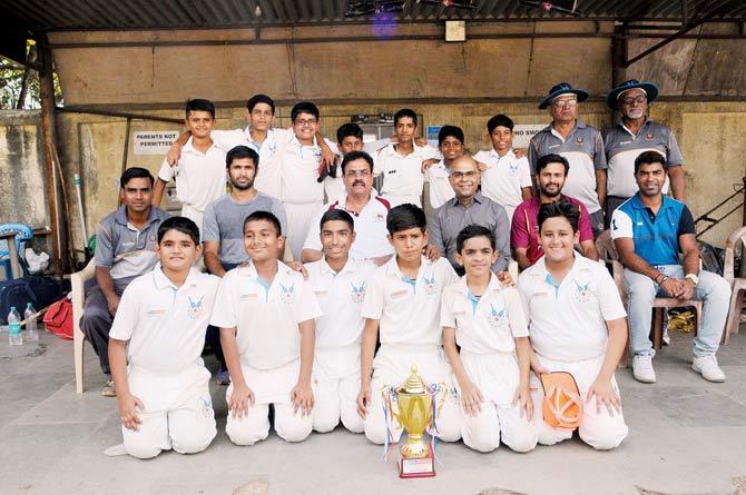 The victorious Vengsarkar Academy under-13 team