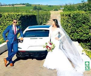 South African cricketer Vernon Philander marries his sweetheart Mandy