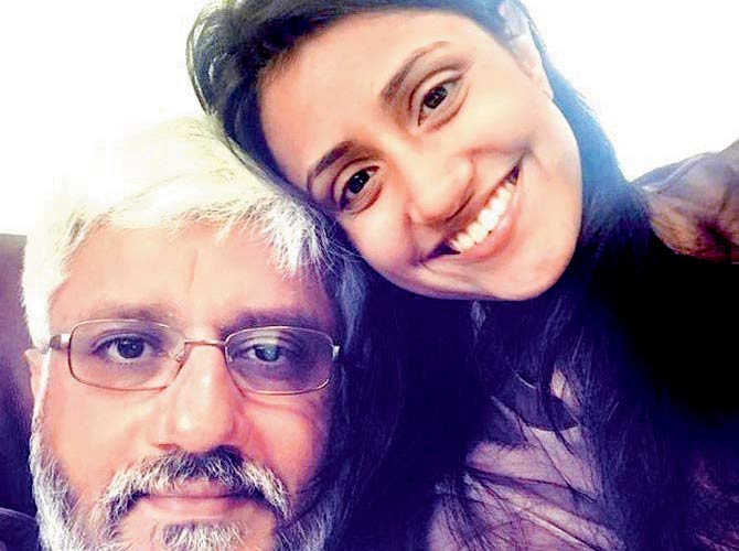 Vikram Bhatt with daughter Krishna