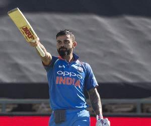Virat Kohli slams 34th ODI ton, surpasses Tendulkar and Ganguly records