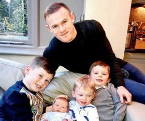 Wayne Rooney shares first picture of newborn son Cass