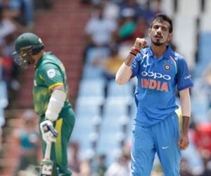 2nd ODI: Chahal's career-best fifer helps India beat SA by 9 wickets