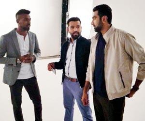 R Ashwin, Rohit Sharma and Hardik Pandya have some fun!