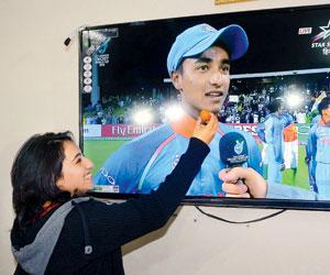 Families of U-19 Cricket World Cup boys celebrate at home