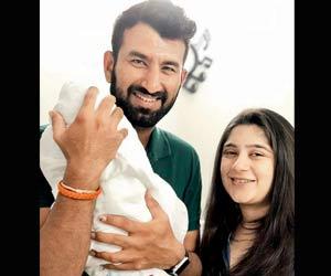 Cheteshwar Pujara, wife Puja blessed with baby girl
