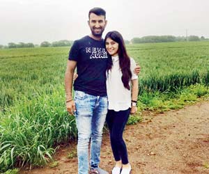 Cheteshwar Pujara and pregnant wife Puja celebrate their 5th anniversary