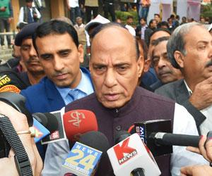 Rajnath Singh reviews security in JK; NSA Doval, Home Secy attend meet