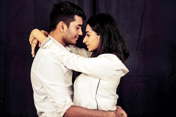 Sankalp Joshi and Priyanka Lulla in a scene from the play