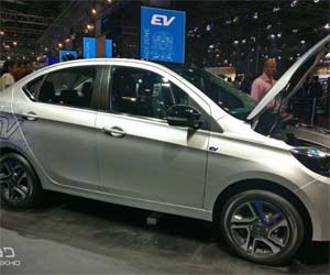 Auto Expo 2018: Tata Tigor EV Showcased