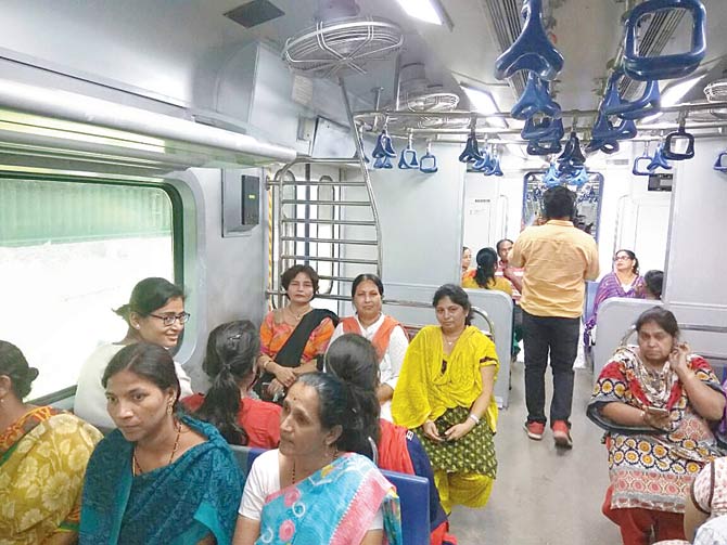 The Mumbai Railway Vikas Corporation has suggested adding two to three air-conditioned coaches in the middle of existing trains, to ensure that the scheduled timetable remained unaffected