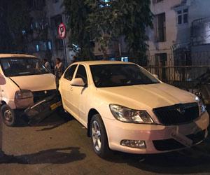  Mumbai: Two vehicles crushed in Borivali accident