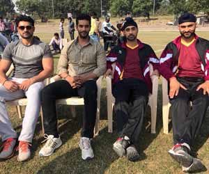 Angad Bedi and Diljit Dosanjh bond with their real-life avatars for Soorma