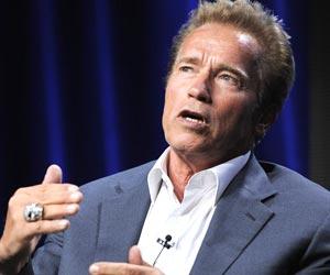Veteran actor Arnold Schwarzenegger returns home after open-heart surgery