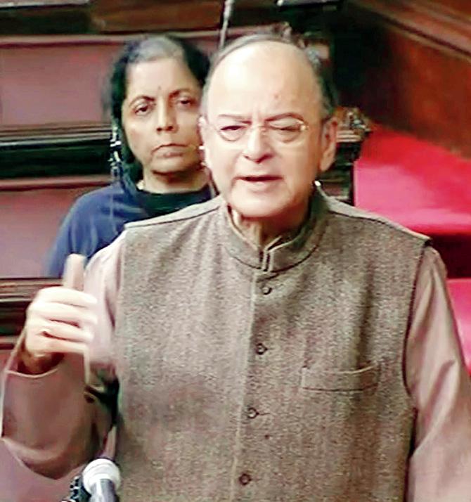 Arun Jaitley emphasised that the Centres consistent position was that such currencies were not legal tender. PIC/PTI