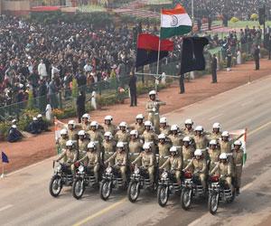 BSF women daredevil bikers wow all at Republic Day parade