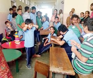 Disabled students and their parents barred from entering classroom by management