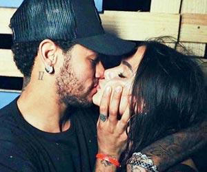 Neymar spotted hugging and kissing ex-girlfriend Bruna at New Year bash