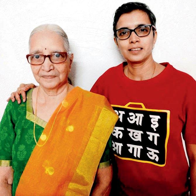 Chatty Janaki and (right) Girija 