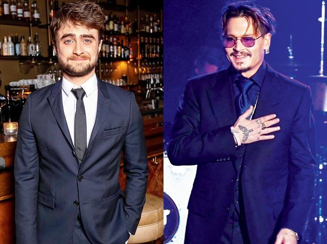 Daniel Radcliffe and Johnny Depp