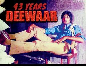 Amitabh Bachchan shares Deewar's throwback posters as the hit film turns 43