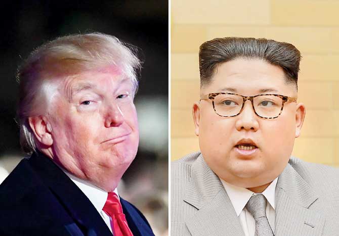 Donald Trump and Kim Jong Un