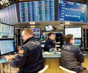US stocks open higher on upbeat data