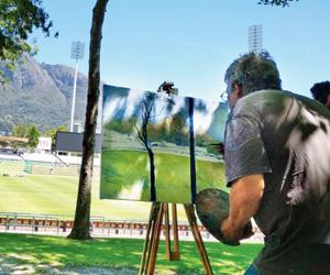 IND vs SA: Enver Larney's Newlands painting to go under hammer