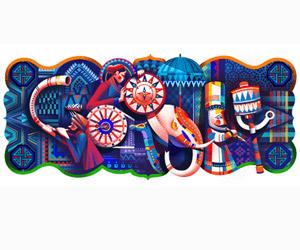 Google marks India's 69th Republic Day with a doodle