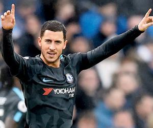 English Premier League: Eden Hazard strikes take Chelsea two the four