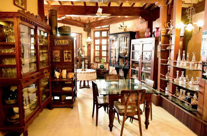 Interiors of his Khotachiwadi home. Pics/Bipin Kokate
