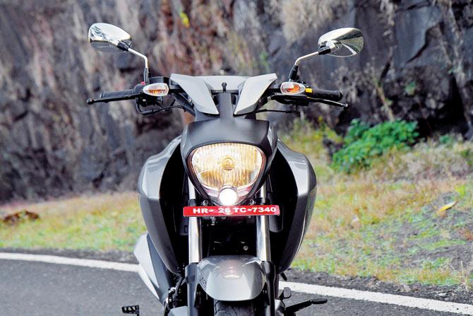 The stylish front end pays homage to the full-sized Intruder Pics/Saurabh Botre