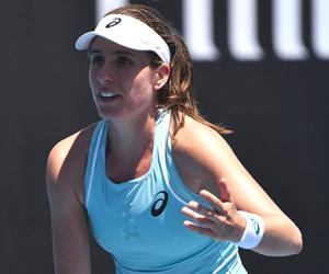 Australian Open: Johanna Konta sent packing by 'lucky loser' Bernarda Pera