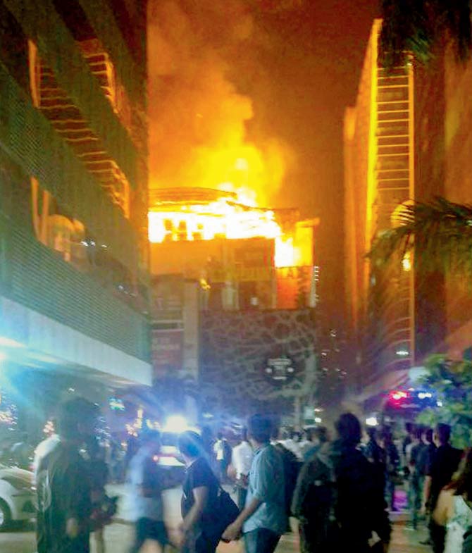 The BMC report states that the fire was likely sparked by a hookah
