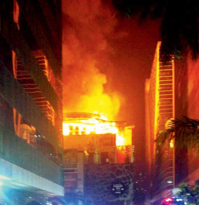 The fire started at Tuli