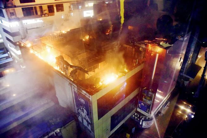 Kamla mills fire