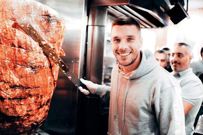 Former Germany footballer Lukas Podolski opened his kebab restaurant Mangal Doener in his longtime home city of Cologne on Saturday night