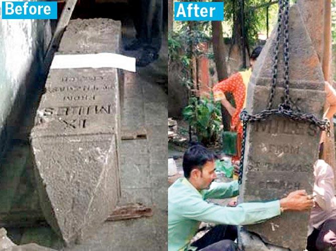 Milestone in Chunabhatti and Restoration underway 