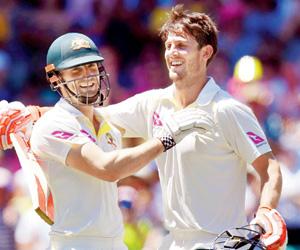 Ashes: Brothers Shaun and Mitchell Marsh score tons, father Geoff proud