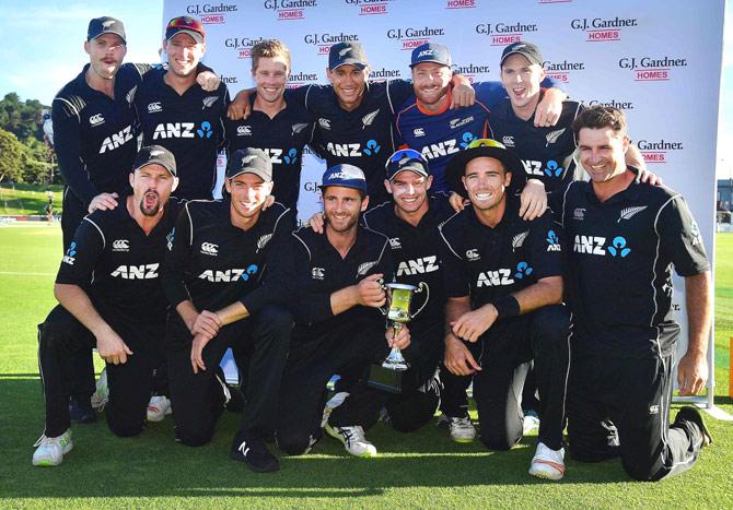 New Zealand players