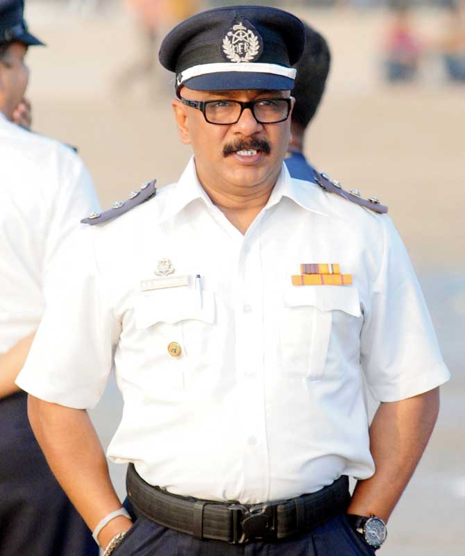 P S Rahangdale, chief fire officer