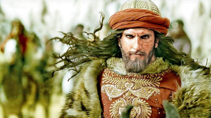 Ranveer Singh as Alauddin Khilji in Padmaavat