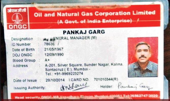 Pankaj Garg recovered from crash site