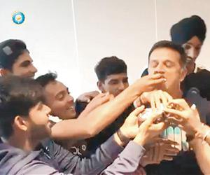 As Rahul Dravid turns 45, India's U-19 team celebrate his birthday