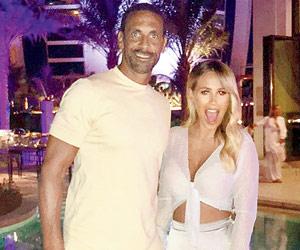 Rio Ferdinand's girlfriend Kate Wright gratefull for '4 most precious people'