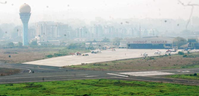 The BMC now intends to build an underpass below the runway, instead of cutting across it. File pic