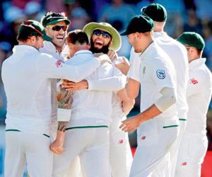 India face mammoth task of overhauling SA's first innings total of 286 runs