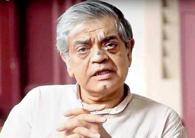 Sandip Ray, son of Satyajit Ray in a still from the film
